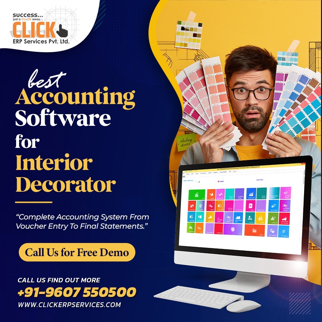 Manage your Interior Decoration Business #Safe and #Secure with Saral Billing and Accounting Software. 
.
𝐖𝐞 𝐚𝐫𝐞 𝐩𝐫𝐨𝐯𝐢𝐝𝐢𝐧𝐠 𝐚 𝐟𝐫𝐞𝐞 𝐝𝐞𝐦𝐨, 𝐟𝐞𝐞𝐥 𝐟𝐫𝐞𝐞 𝐭𝐨 𝐜𝐨𝐧𝐭𝐚𝐜𝐭 𝐮𝐬 : +91-9607550500
.
👇 𝐅𝐮𝐧𝐜𝐭𝐢𝐨𝐧𝐬 𝐜𝐨𝐯𝐞𝐫𝐞𝐝 𝐢𝐧 𝐒𝐚𝐫𝐚𝐥 𝐀𝐜𝐜𝐨𝐮𝐧𝐭𝐢𝐧𝐠 𝐒𝐨𝐟𝐭𝐰𝐚𝐫𝐞: 👇
✍️ Complete Accounting
✍️ Inventory, Sales & Purchase
✍️ GST Return
✍️ E-Way Bill
✍️ Mobile App Integration
✍️ Sales Scheme Management
✍️ Dashboard
✍️ VAN/Route Wise Loading
✍️ Barcode Integration
✍️ Auditor Login
✍️ Data Migration & Sync
✍️ TDS Management
✍️ Serial Number wise Stock
✍️ AMC/ Warranty
✍️ Agent/Route-wise Collection
✍️ Billing & Commission
✍️ VAN/Route Wise Distribution
✍️ SMS & E-Mail Integration
.
𝐆𝐞𝐭 𝐈𝐧 𝐓𝐨𝐮𝐜𝐡 𝐟𝐨𝐫 𝐦𝐨𝐫𝐞 𝐢𝐧𝐟𝐨𝐫𝐦𝐚𝐭𝐢𝐨𝐧 :
☎️ Call Us: +91-9607550500
📨 𝐄𝐦𝐚𝐢𝐥 𝐔𝐬: 𝐬𝐚𝐥𝐞𝐬@𝐜𝐥𝐢𝐜𝐤𝐞𝐫𝐩𝐬𝐞𝐫𝐯𝐢𝐜𝐞𝐬.𝐜𝐨𝐦
🌐 𝐕𝐢𝐬𝐢𝐭 𝐔𝐬: 𝐰𝐰𝐰.𝐜𝐥𝐢𝐜𝐤𝐞𝐫𝐩𝐬𝐞𝐫𝐯𝐢𝐜𝐞𝐬.𝐜𝐨𝐦
.
#Billing #BillingSoftware #SaralSoftware #Saral #Invoice #SAP #GSTReadyERP #ClickERPServices #Pune #Ahmednagar #Import #Export #interior #decor #homedecor #interior4all #interior123 #decoration #interiors #furniture #interiør #myhome #homedesign #interiorstyling #livingroom #interiordecor #instahome